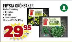 Supergrossen FRYSTA GRÖNSAKER erbjuda