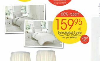 EKO Satinbäddset 2 delar erbjuda