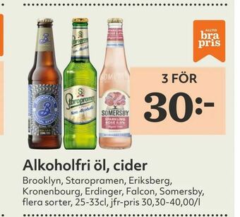 Hemköp Alkoholfri öl, cider erbjuda