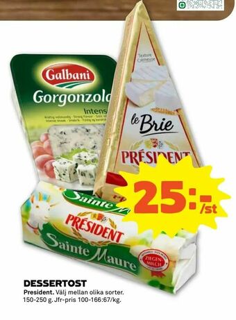 Stora Coop Dessertost erbjuda
