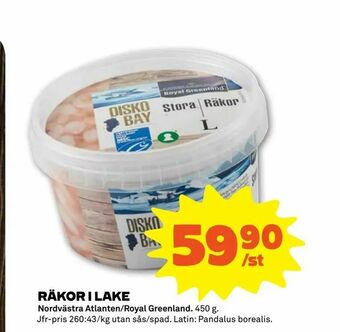 Stora Coop Räkor i lake erbjuda
