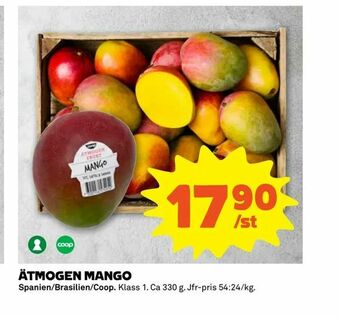 Coop Extra Ätmogen mango erbjuda