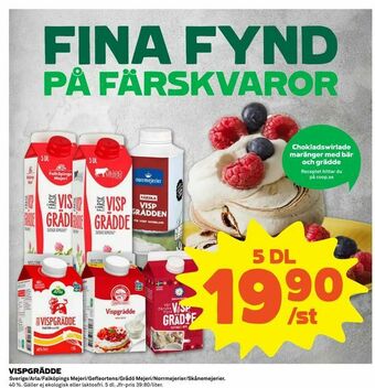 Coop Extra Vispgrädde erbjuda