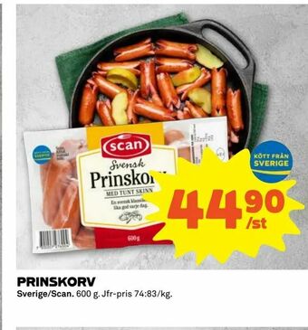 Coop Extra Prinskorv erbjuda
