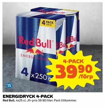 Coop Extra Energidryck 4-pack erbjuda