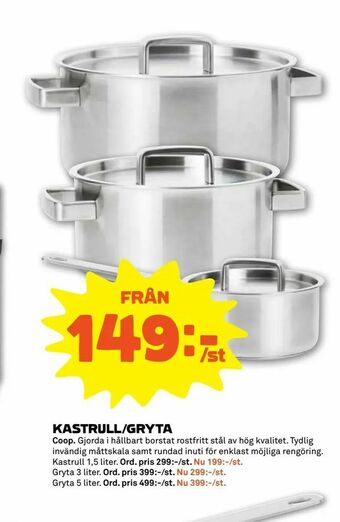 Coop Forum Kastrull/gryta erbjuda