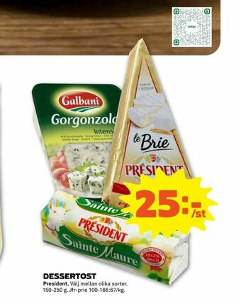 Coop Forum Dessertost erbjuda
