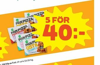 Coop Forum Pan pizza erbjuda
