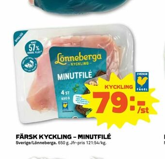 Coop Forum Färsk kyckling - minutfilé erbjuda
