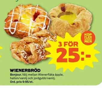 Coop Forum Wienerbröd erbjuda