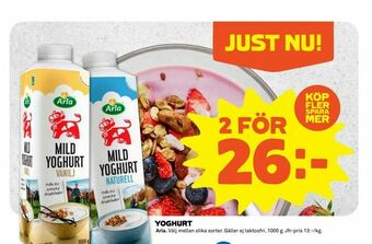 Coop Forum Yoghurt erbjuda