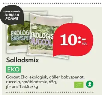 Hemköp Salladsmix erbjuda