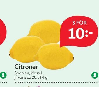 Hemköp Citroner erbjuda