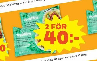 Stora Coop Vegofärs erbjuda