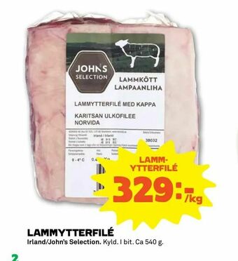 Stora Coop Lammytterfilé erbjuda