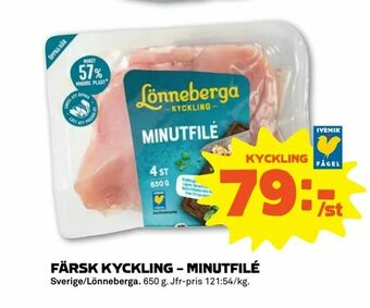 Stora Coop Färsk kyckling - minutfilé erbjuda