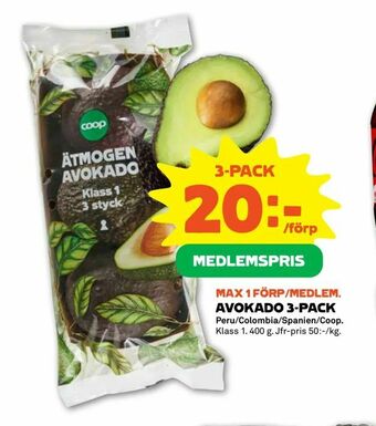 Stora Coop Avokado 3-pack erbjuda
