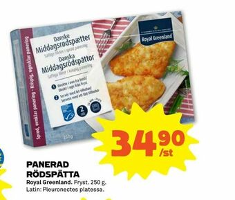 Panerad rödspätta