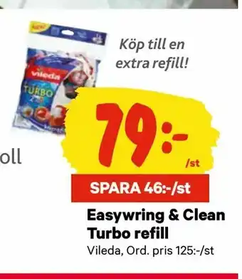 City Gross Easywring & Clean Turbo refill erbjuda