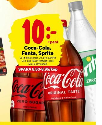City Gross Coca-Cola, Fanta, Sprite erbjuda