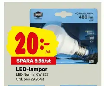 City Gross Led lampor erbjuda
