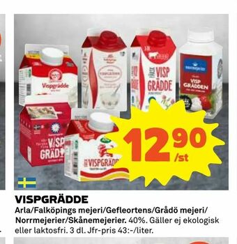 Vispgrädde