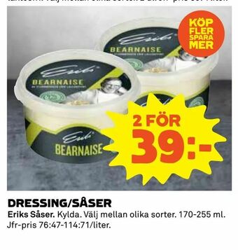 Coop Konsum Dressing/såser erbjuda