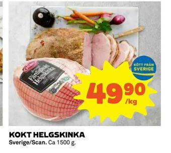 Coop Konsum Kokt helgskinka erbjuda