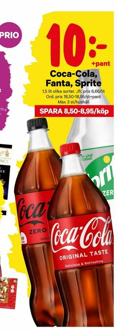 City Gross Coca-Cola, Fanta, Sprite erbjuda