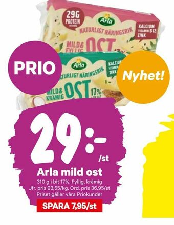 City Gross Arla mild ost erbjuda