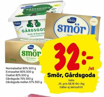 City Gross Smör, Gårdsgoda erbjuda