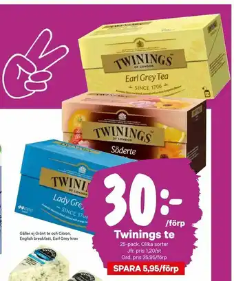 Twinings te