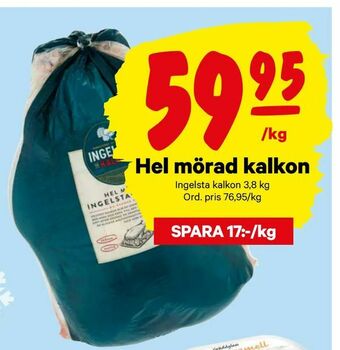 City Gross Hel mörad kalkon erbjuda