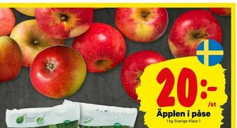 City Gross Äpplen i påse erbjuda