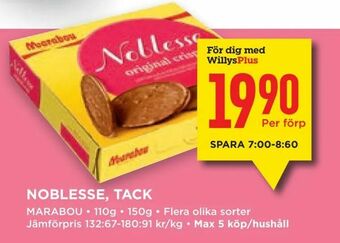 Noblesse, tack