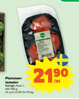 Stora Coop Plommontomater erbjuda