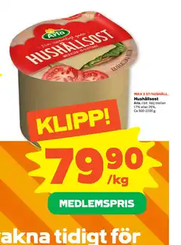 Stora Coop Hushållsost erbjuda