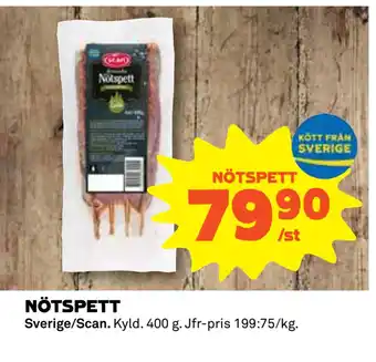 Coop NÖTSPETT erbjuda