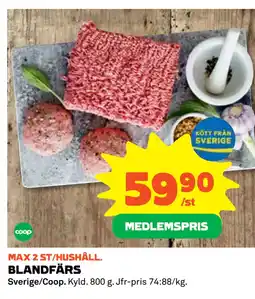 Coop BLANDFÄRS erbjuda