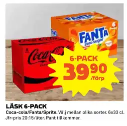 Coop Daglivs LÄSK 6-PACK erbjuda