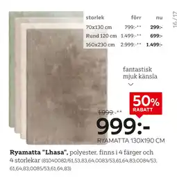 XXXLutz Ryamatta Lhasa erbjuda