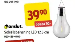 Jula Anslut solcellslampor erbjuda