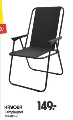 Jula Kayoba campingstol erbjuda