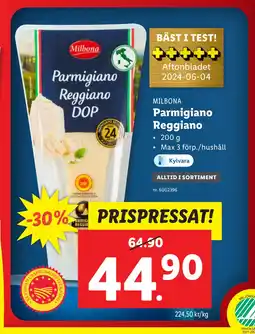 Lidl Parmigiano Reggiano erbjuda