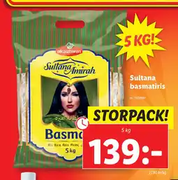 Lidl Sultana basmatiris erbjuda