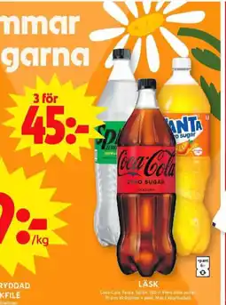 Coca cola zero läskedryck