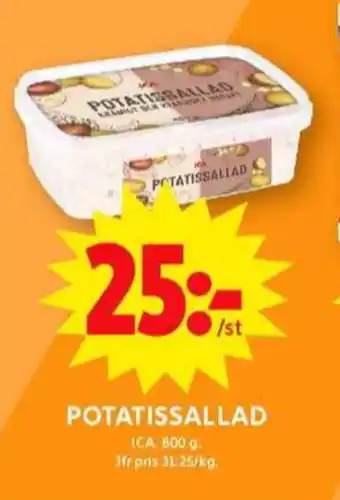 ICA Maxi Ica potatissallad erbjuda
