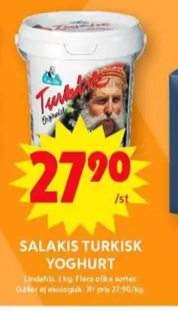 ICA Maxi Salakis yoghurt erbjuda