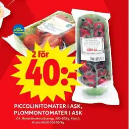 Ica selection tomater