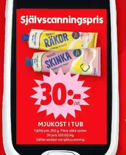ICA Maxi Fjällbrynt mjukost erbjuda